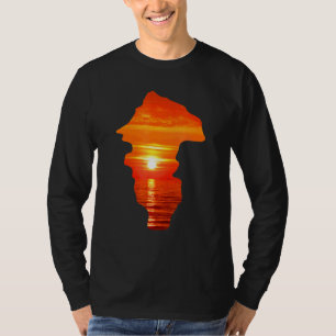Hercule Cave Tangier City Sunset Scene Marocko Vac T Shirt