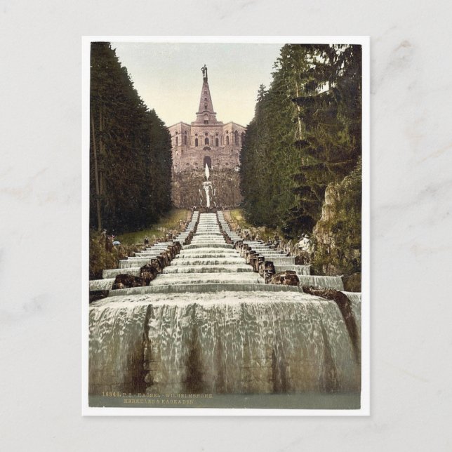 Hercules and Cascades, Wilhelmshohe, Cassel (dvs. Vykort (Framsida)
