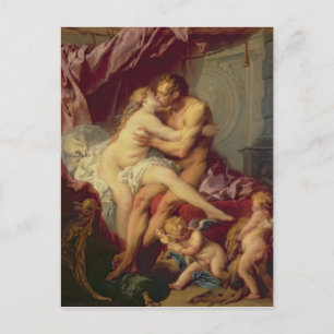 Hercules and Omphale Vykort