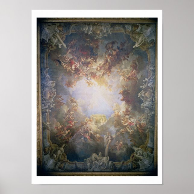 Hercules apoteos, från taket för poster (Framsidan)