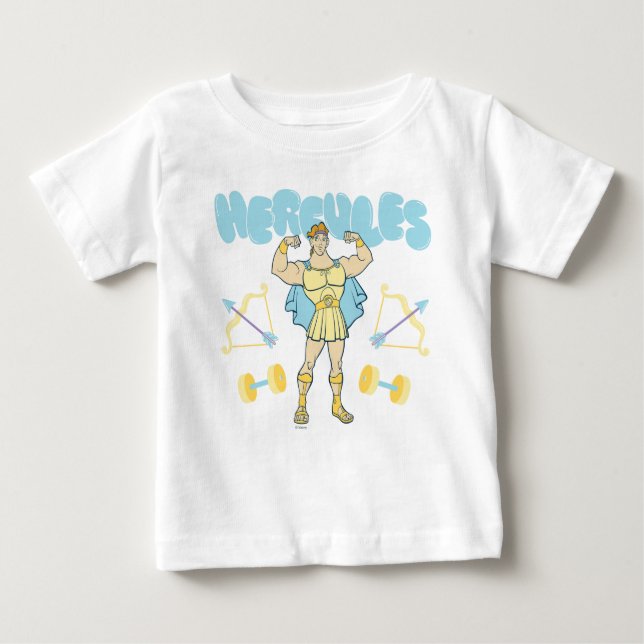 Hercules Arrows and Dumbbells Flex Baby T-Shirt (Framsida)