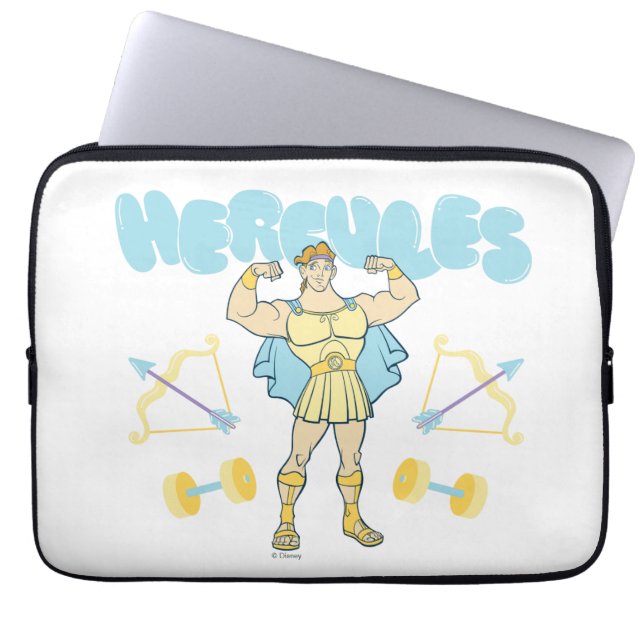 Hercules Arrows and Dumbbells Flex Laptop Sleeve (Framsidan)