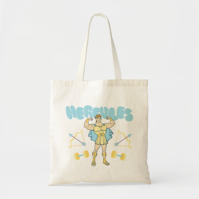 Hercules Arrows and Dumbbells Flex Tote Bag Tygkasse (Framsidan)
