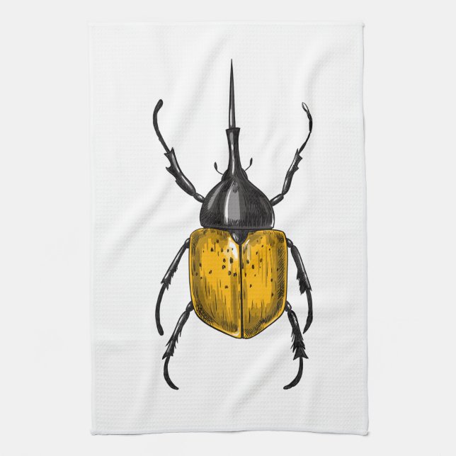 Hercules beetle kökshandduk (Vertikal)