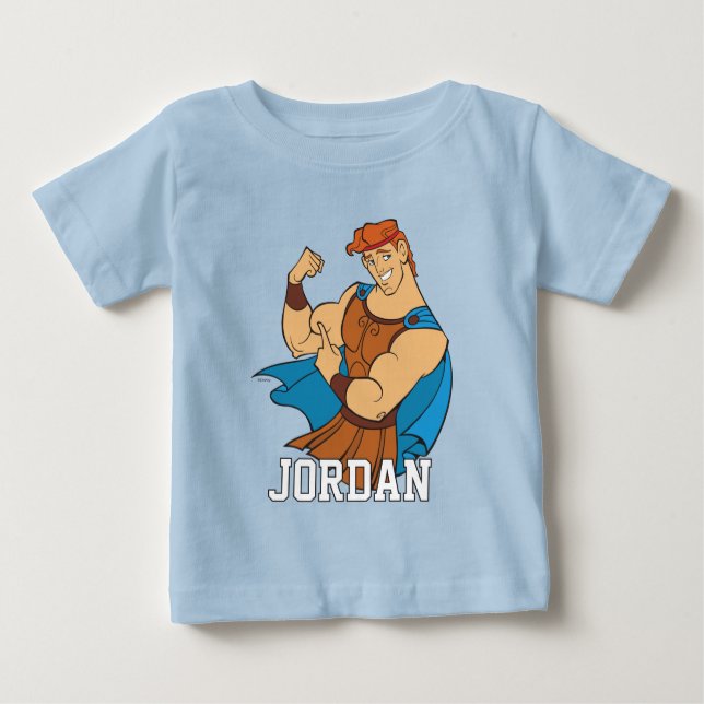 Hercules Bicep Flex Baby T-Shirt (Framsida)