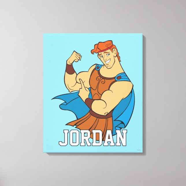 Hercules Bicep Flex Canvas Print (Framsida)