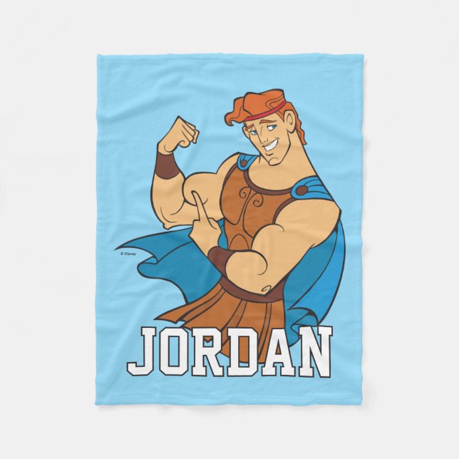 Hercules Bicep Flex Fleece Blanket (Framsidan)