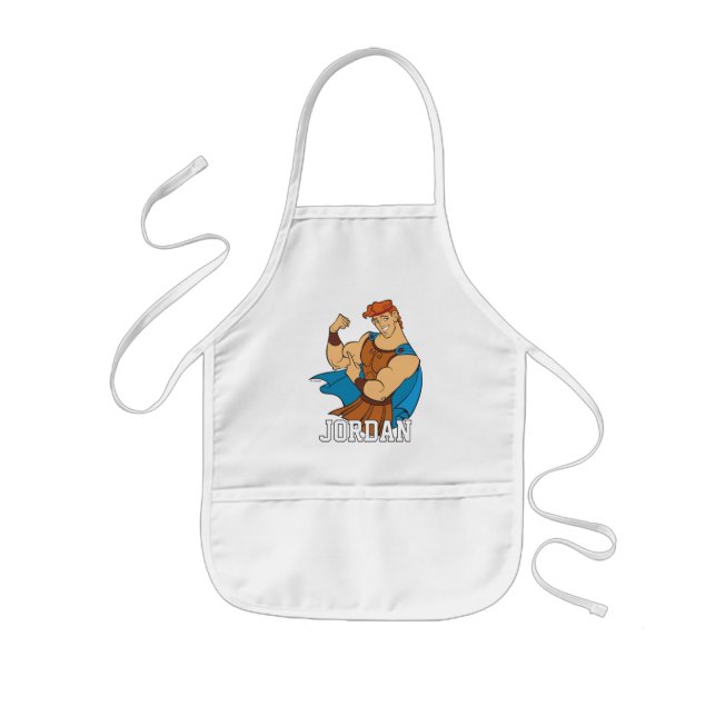 Hercules Bicep Flex Kids' Apron Barnförkläde (Framsidan)