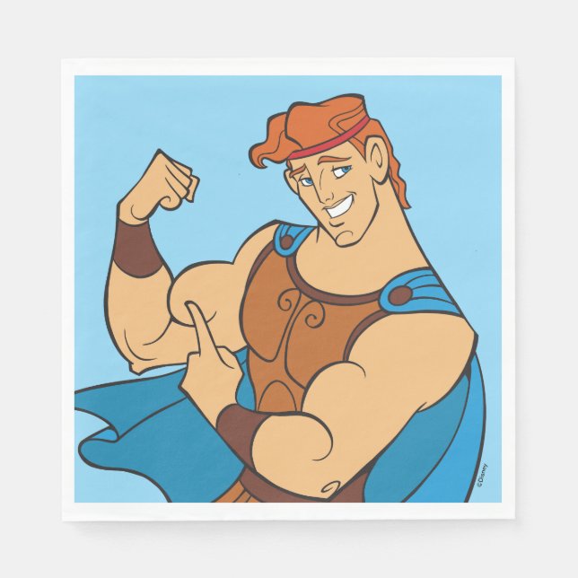Hercules Bicep Flex Napkins Pappersservett (Framsidan)