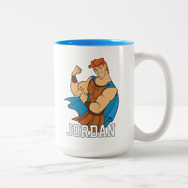 Hercules Bicep Flex Two-Tone Coffee Mug Två-Tonad Mugg (Höger)