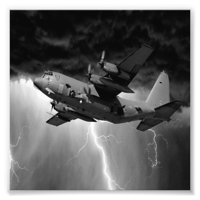 Hercules C-130 Fototryck (Framsidan)