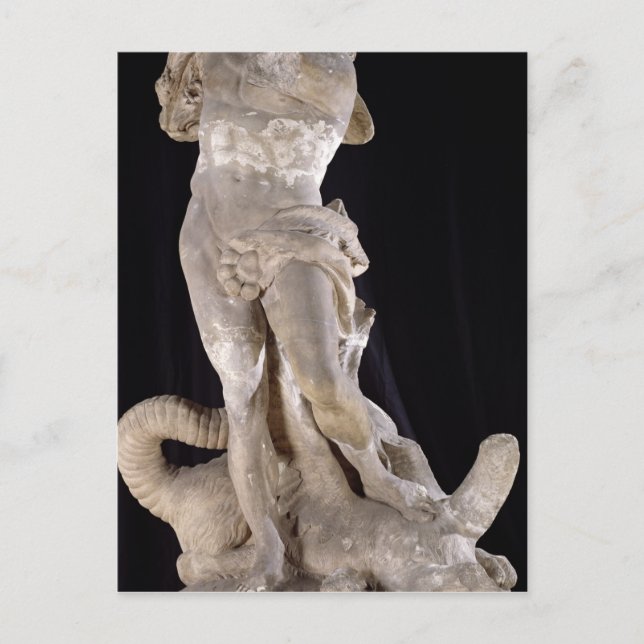 Hercules Fighting Lernaean Hydra Vykort (Framsida)