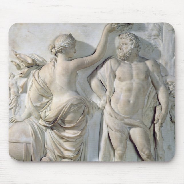 Hercules krönade vid härlighet, 1671 musmatta (Framsidan)