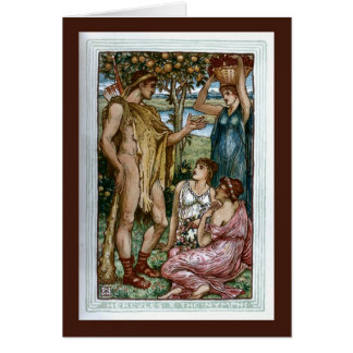 Hercules & nymphsna hälsningskort