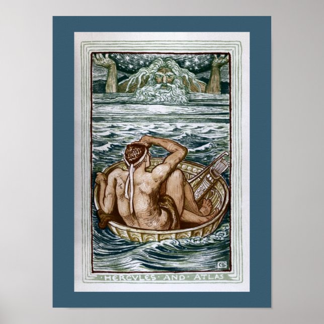 Hercules och Atlas Poster (Framsidan)