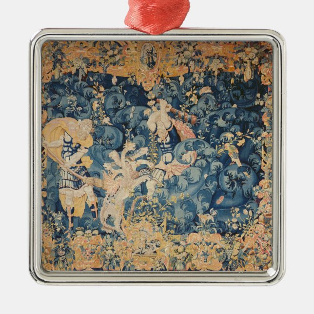 Hercules och den Lernaean hydraen Julgransprydnad Metall (Framsidan)