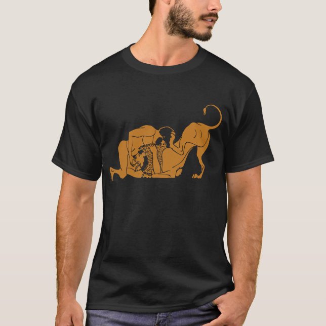 HERCULES och LEJONT Tee (Framsida)