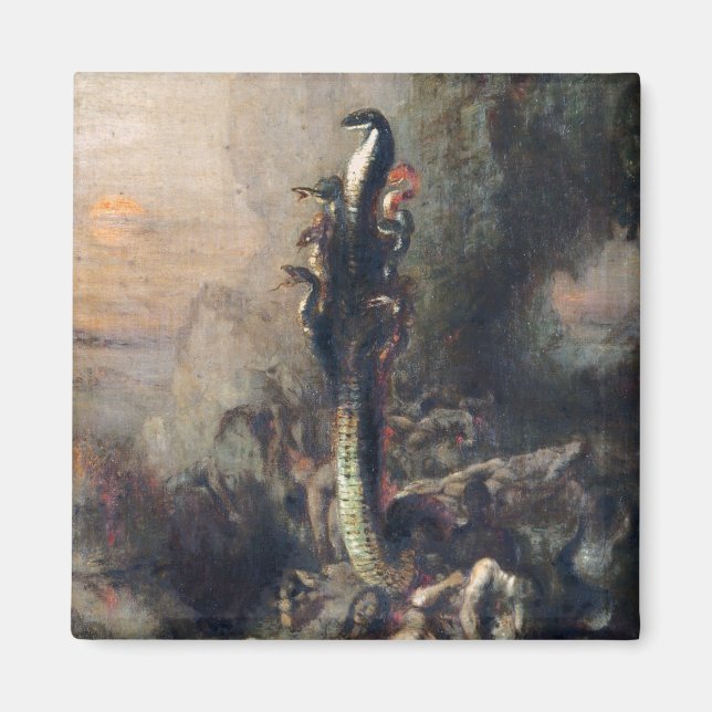 Hercules och Lernaean Hydra Magnet (Framsidan)
