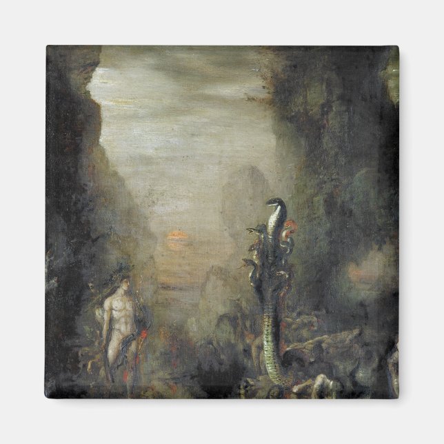 Hercules och Lernaean Hydra Magnet (Framsidan)