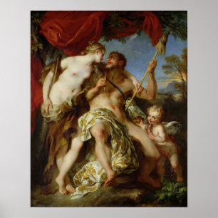 Hercules och Omphale, 1724 Poster