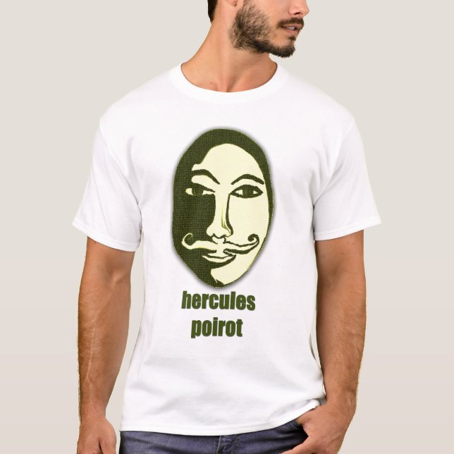 Hercules Poirot T-shirt (Framsida)