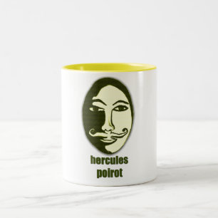 Hercules Poirot Två-Tonad Mugg