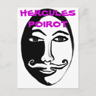 Hercules Poirot Vykort