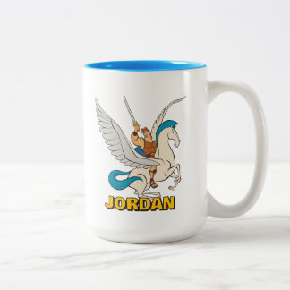 Hercules Riding Pegasus Two-Tone Coffee Mug Två-Tonad Mugg
