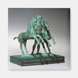 Hercules som underkuvar hästarna av Diomedes, Magnet
