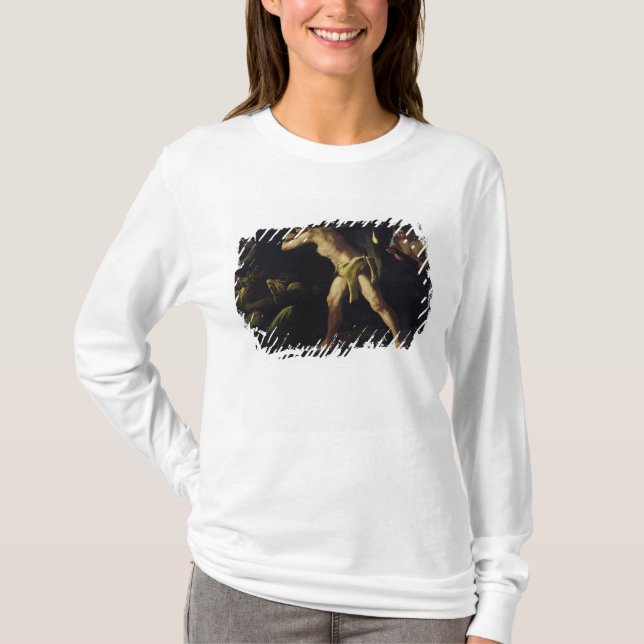 Hercules stridighet med den Lernaean hydraen Tee (Framsida)