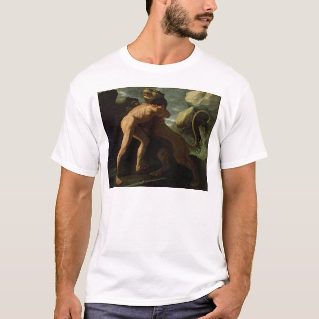 Hercules stridighet med det Nemean lejont Tröja (Framsida)