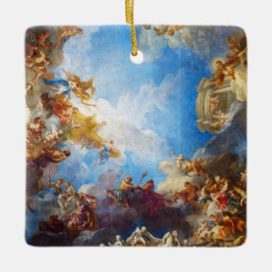 Hercules taklackering i Chateau de Versailles Julgransprydnad Keramik