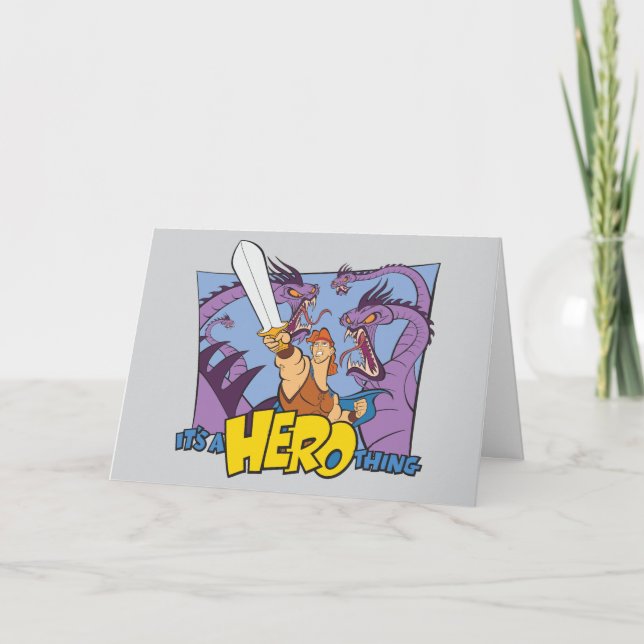 Hercules vs Hydra - It's a HERO Thing Card Kort (Framsida)
