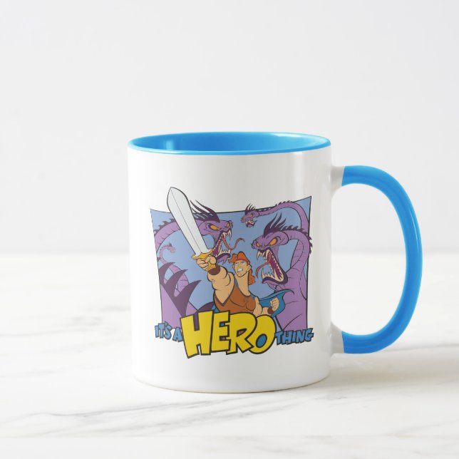 Hercules vs Hydra - It's a HERO Thing Mug Mugg (Höger)