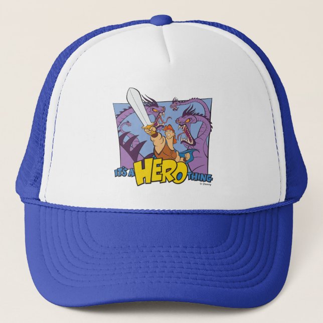 Hercules vs Hydra - It's a HERO Thing Trucker Hat Keps (Framsida)