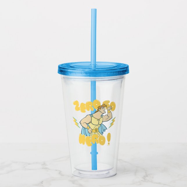 Hercules - Zero to Hero Acrylic Tumbler Take Away Mugg (Framsida)