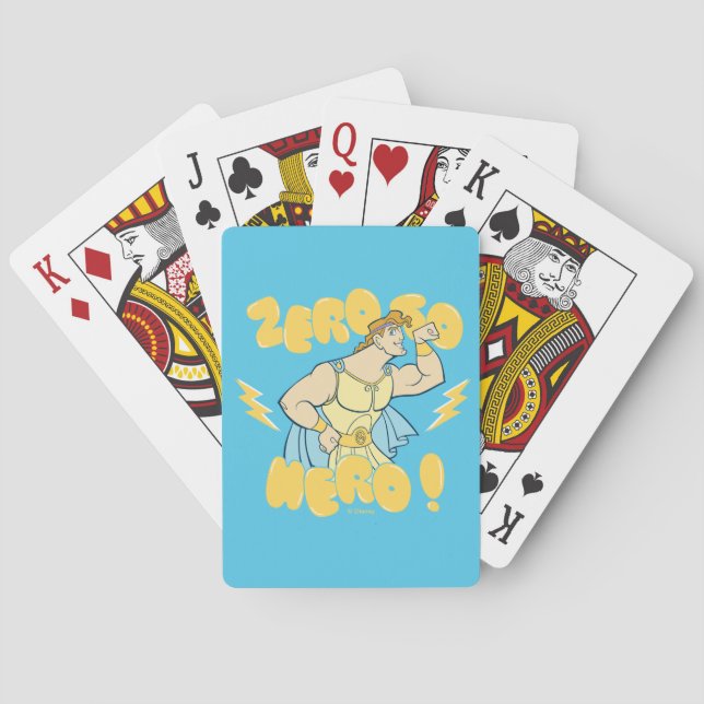 Hercules - Zero to Hero Poker Cards Casinokort (Baksidan)
