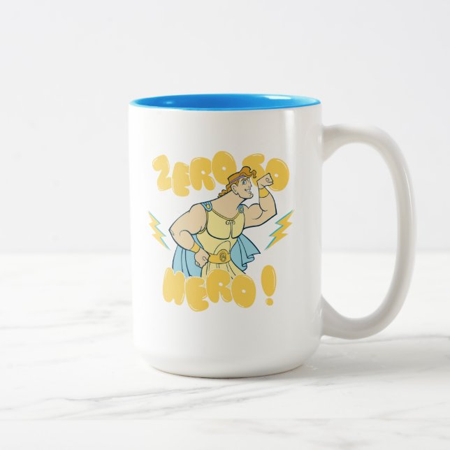 Hercules - Zero to Hero Two-Tone Coffee Mug Två-Tonad Mugg (Höger)