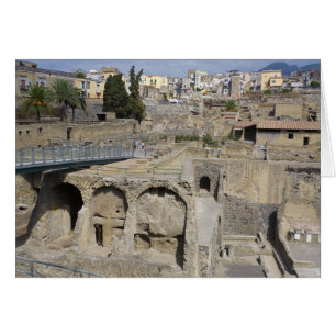 Herculium, Ercolano, Kampanien, Italien Hälsningskort