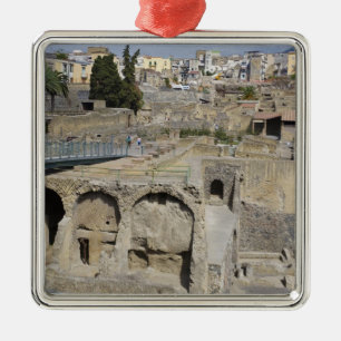 Herculium, Ercolano, Kampanien, Italien Julgransprydnad Metall