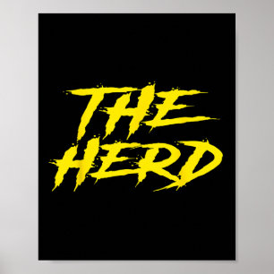 Herd Brahmas San Antonio Football Tailgate Poster