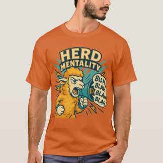 Herd Mentality Får Protest T-Shirt