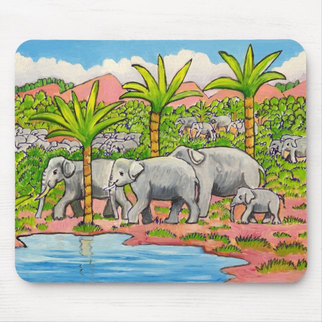 Herd of Elephants Musmatta (Framsidan)