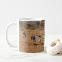 Herd of Zebra Panoramic African Ligcape Kaffemugg