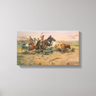 Herd Quitter av Charles Marion Russell Canvastryck