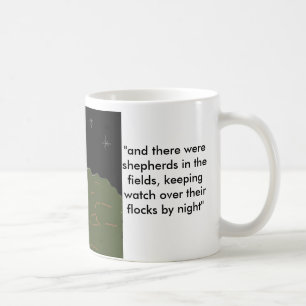 Herdar med skriftställen kaffemugg