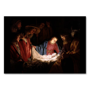 Herdarnas tillbedjan av Honthorst Bordsnummer