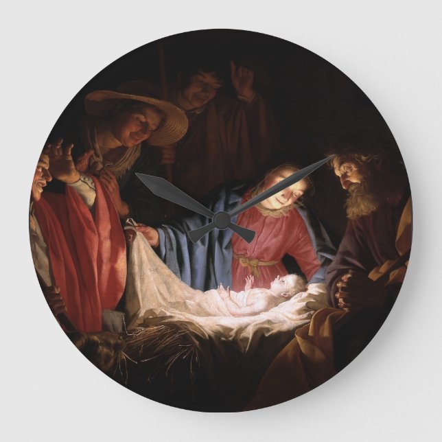 Herdarnas tillbedjan av Honthorst Stor Klocka (Framsida)