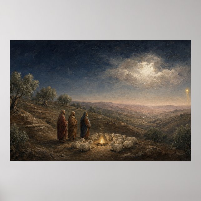 Herde Bevakar Julen Poster (Framsidan)