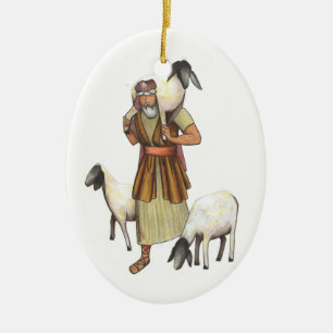 Herde Julgransprydnad Keramik